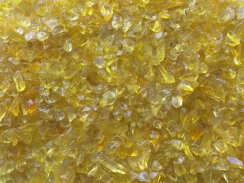 Glass granulate yellow 3-6 mm, buy here cheaply, directly from the importer