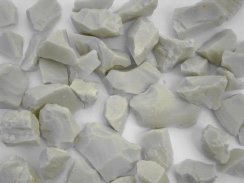 Glass stones white opal 20-40 mm, buy cheaply direct from importer