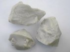 Glasbrocken weiß-opal - preisgünstig bei DECO STONES