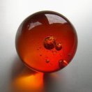 Glaskugel orange, 40 mm, günstig bei DECO STONES